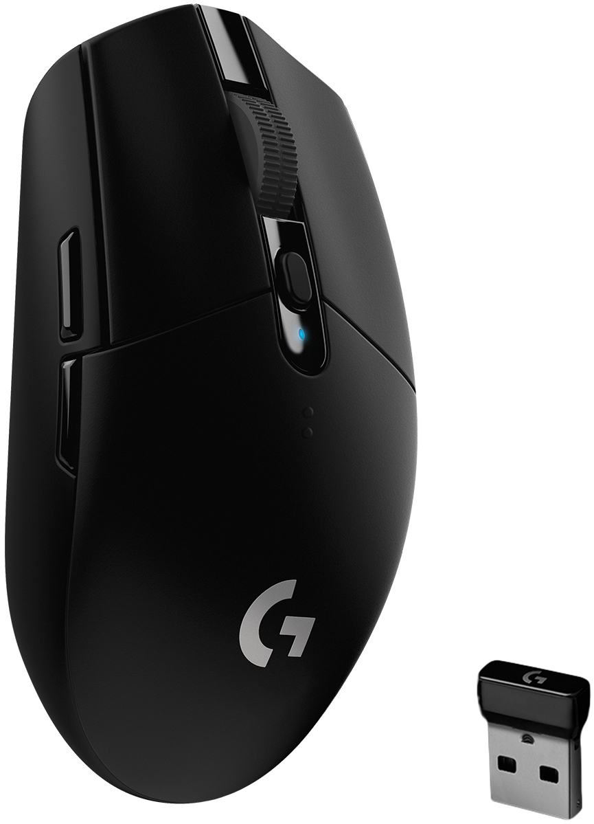 Mouse gaming Logitech - G305 Lightspeed, optic, negru