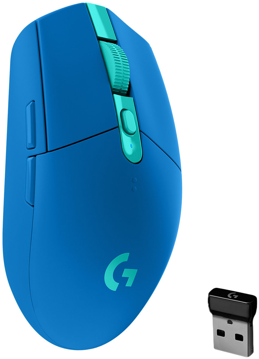 Mouse gaming Logitech - G305 Lightspeed, optic, albastru