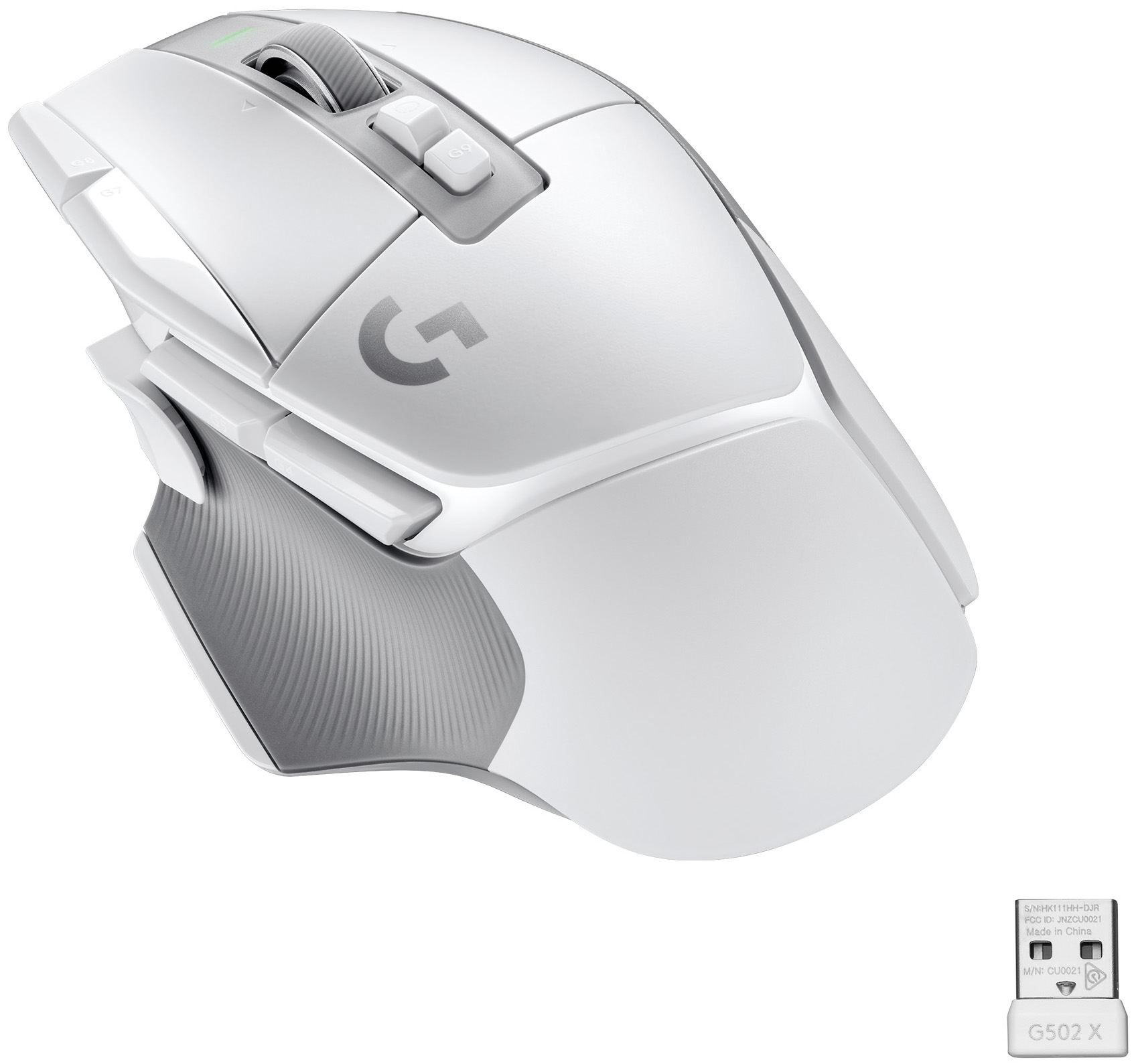 Mouse de gaming Logitech - G502 X Lightspeed EER2, optic, alb