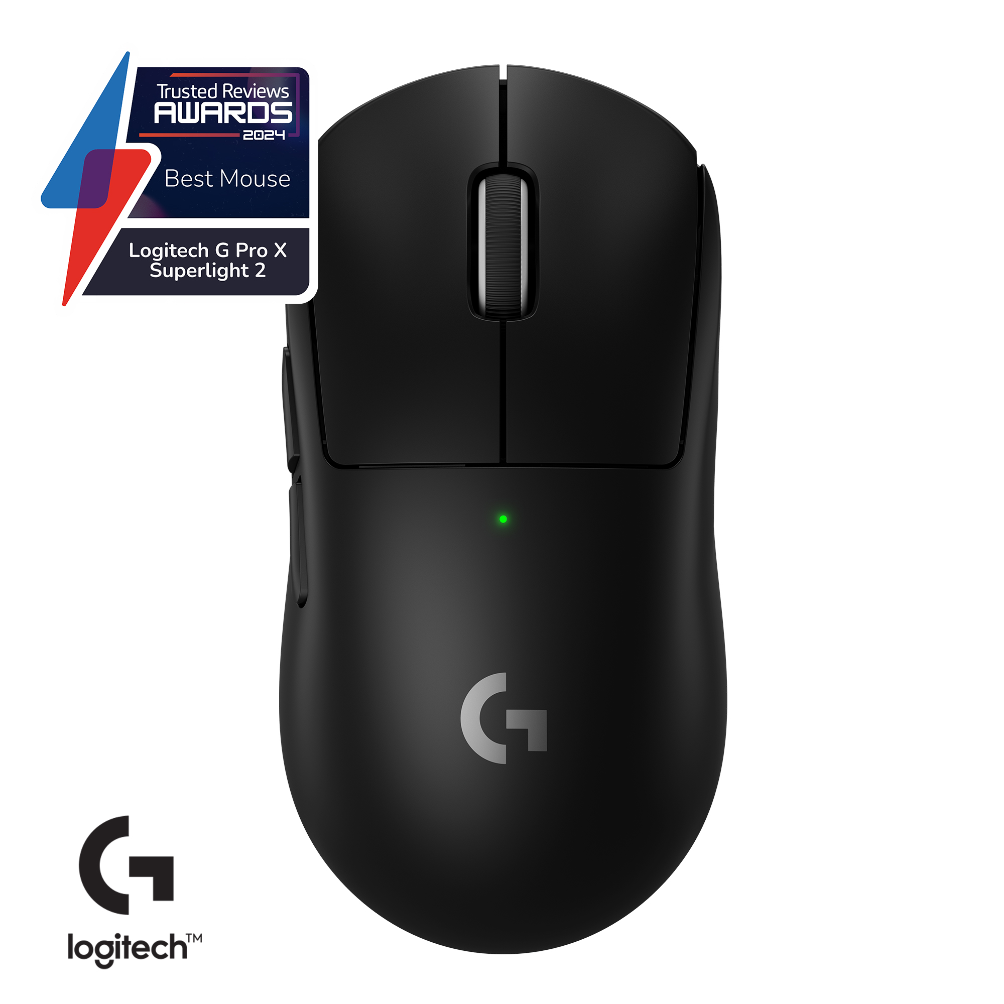 Mouse de gaming Logitech - G Pro X Superlight 2, fără fir, negru