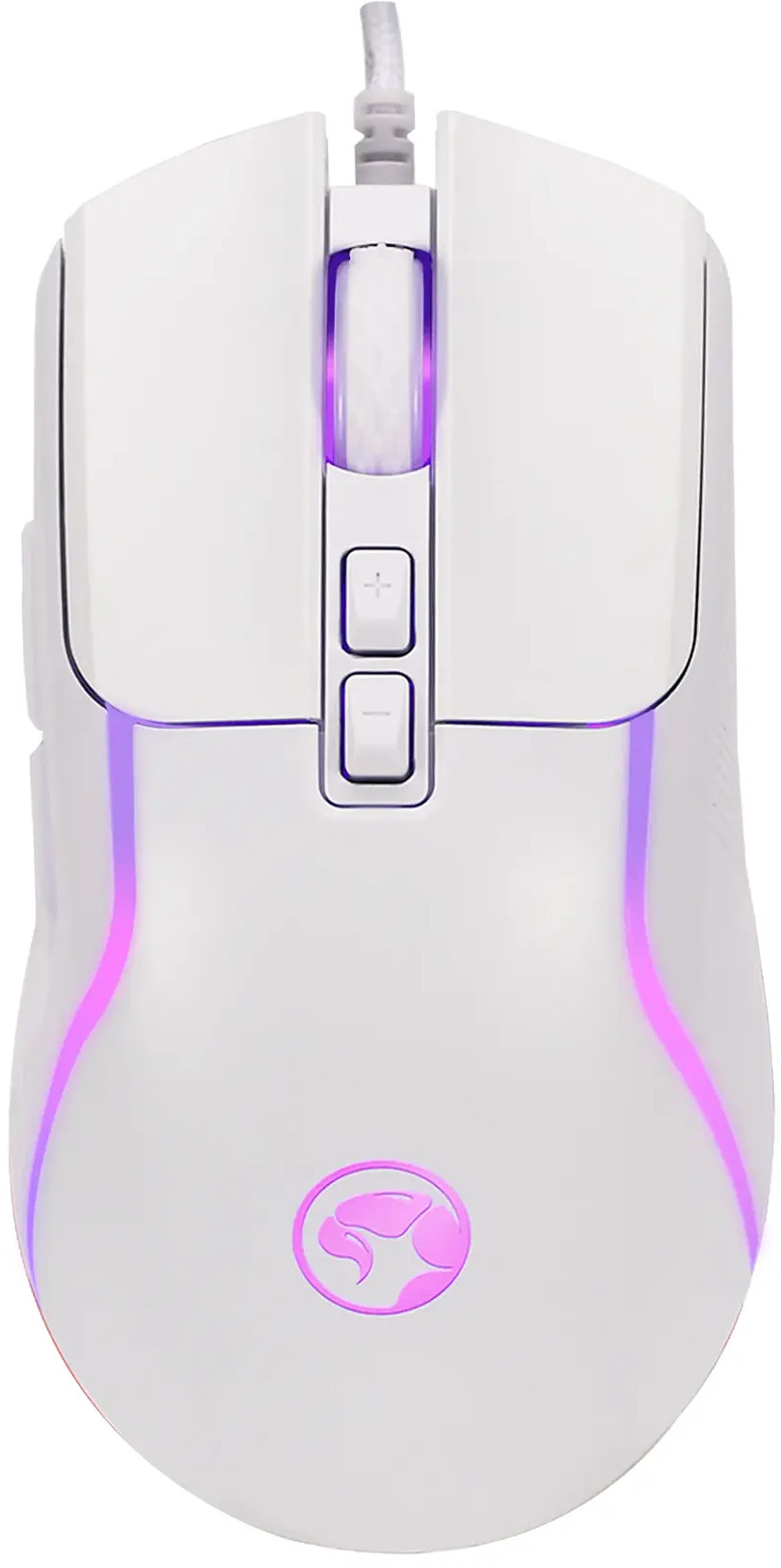 Mouse de gaming Marvo - Capo 20 M292, optic, cu fir, alb