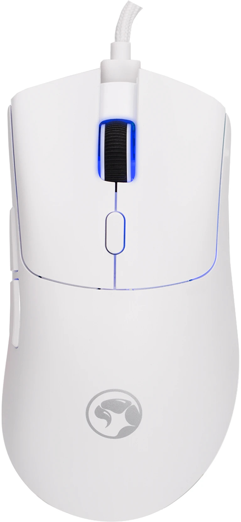 Mouse gaming Marvo - Niro 40 G950 White, optic, cu fir, alb