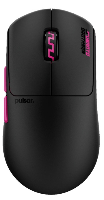 Mouse de gaming  Pulsar - Susanto-X Medium, optic, fără fir , roz/negru
