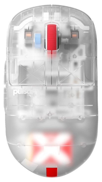 Mouse de gaming  Pulsar - X2H Mini, optic, fără fir , Super Clear Edition