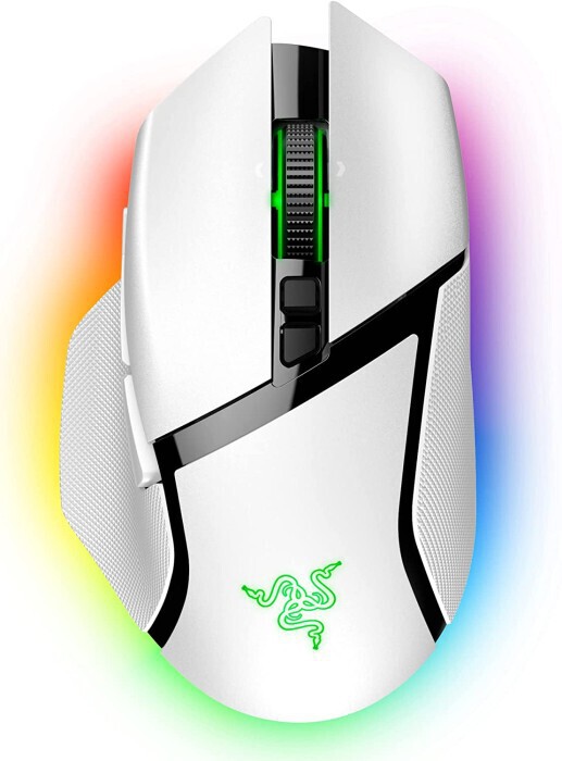 Mouse de gaming Razer - Basilisk V3 Pro, optic, wireless, alb