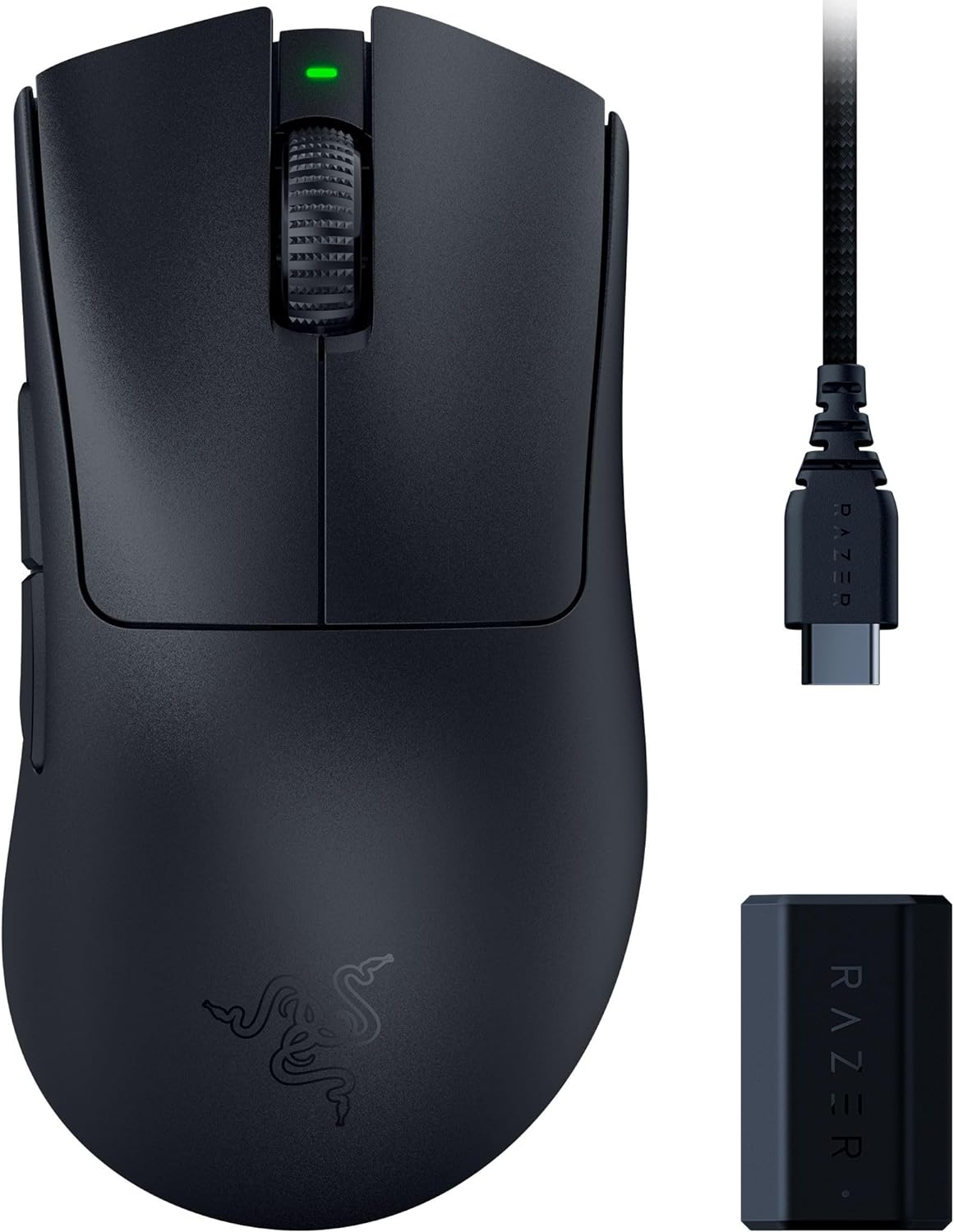 Razer DeathAdder V3 Pro + Hyp.Pol Dongle Razer DeathAdder V3 Pro + Hyp.Pol Dongle - imagine 2