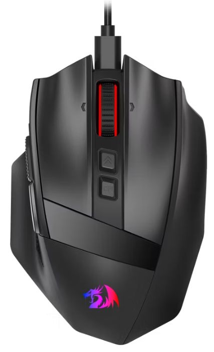 Mouse gaming Redragon - Rind Pro M813, optic, wireless, RGB, negru