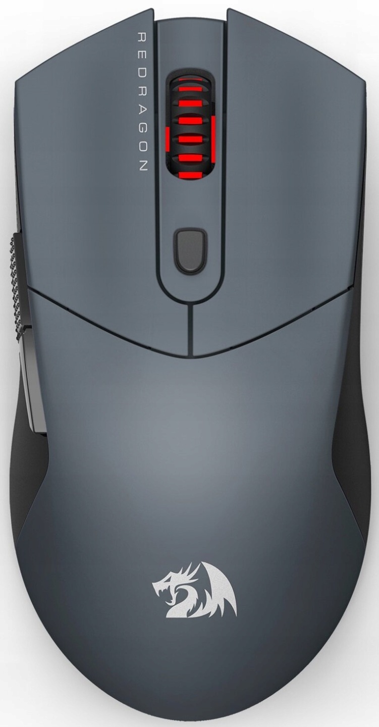 Mouse gaming Redragon - ST4R PRO, optic, wireless, gri/negru