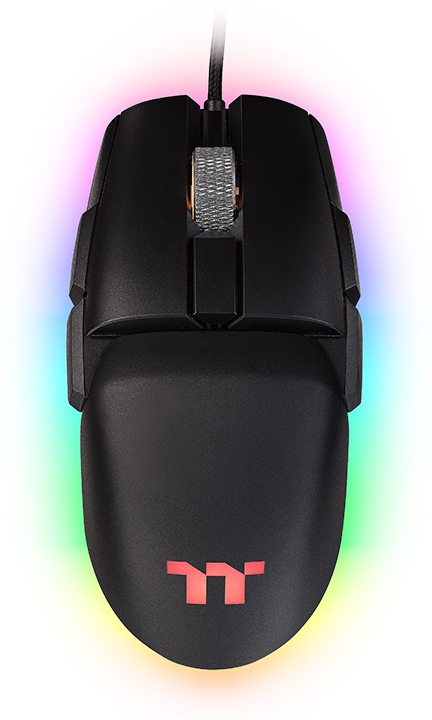 Mouse gaming Thermaltake - ARGENT M5 RGB, optic, cu fir, negru