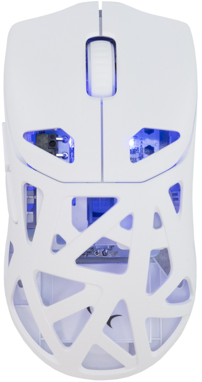 Mouse de gaming White Shark - Dagonet, optic , fără fir , alba