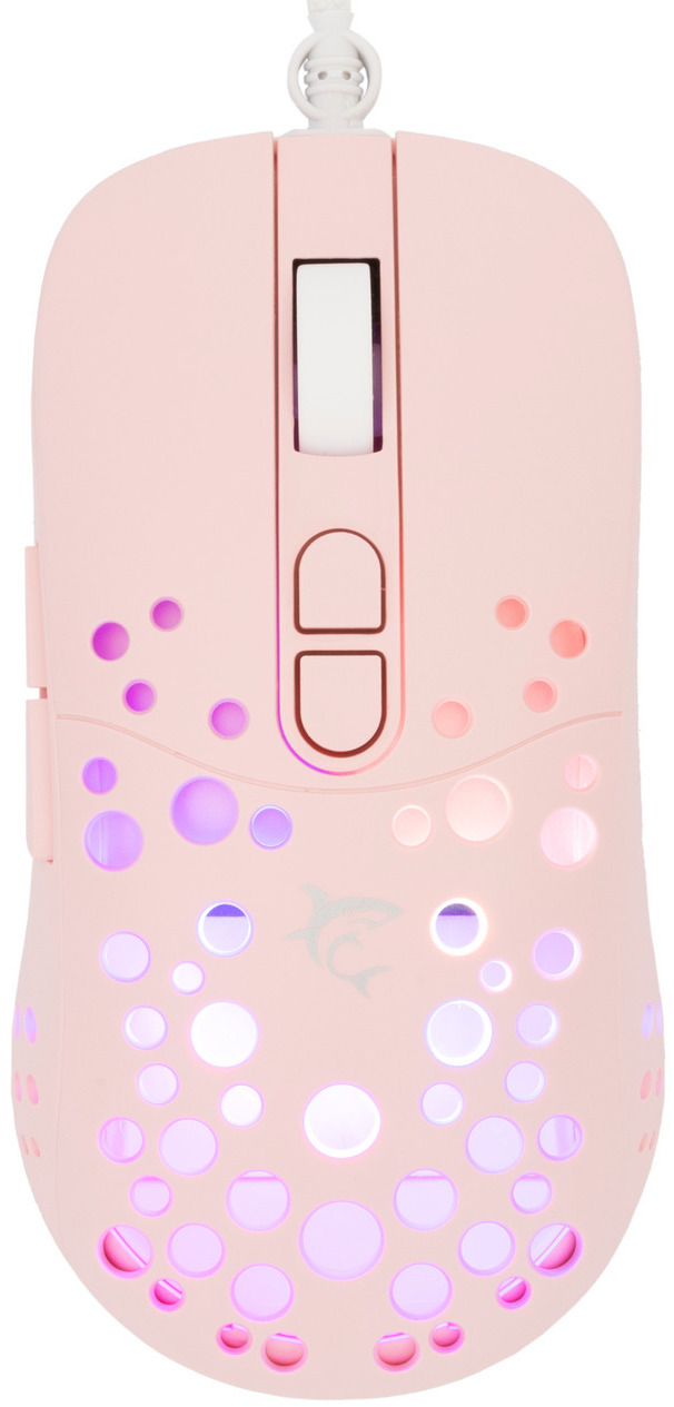 Mouse de gaming White Shark - Tristan 2, optic , roz