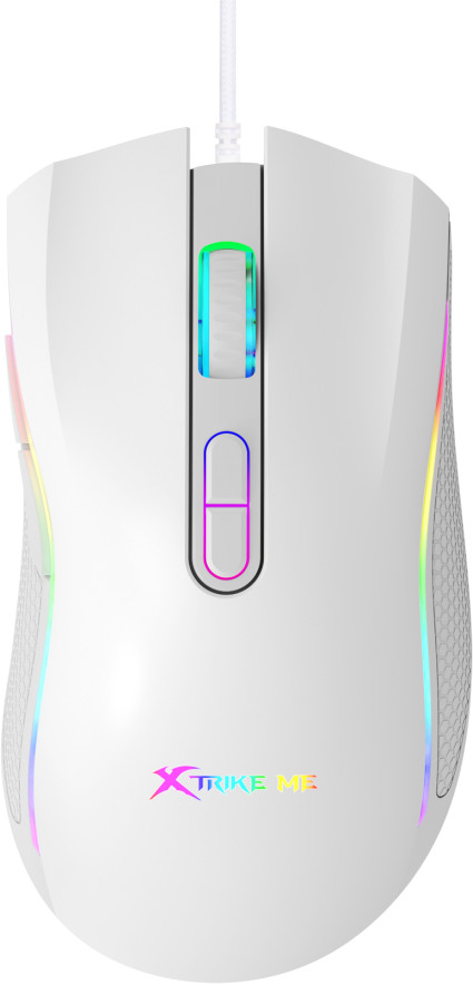 Mouse gaming Xtrike ME - GM-314, optic, cu fir, alb