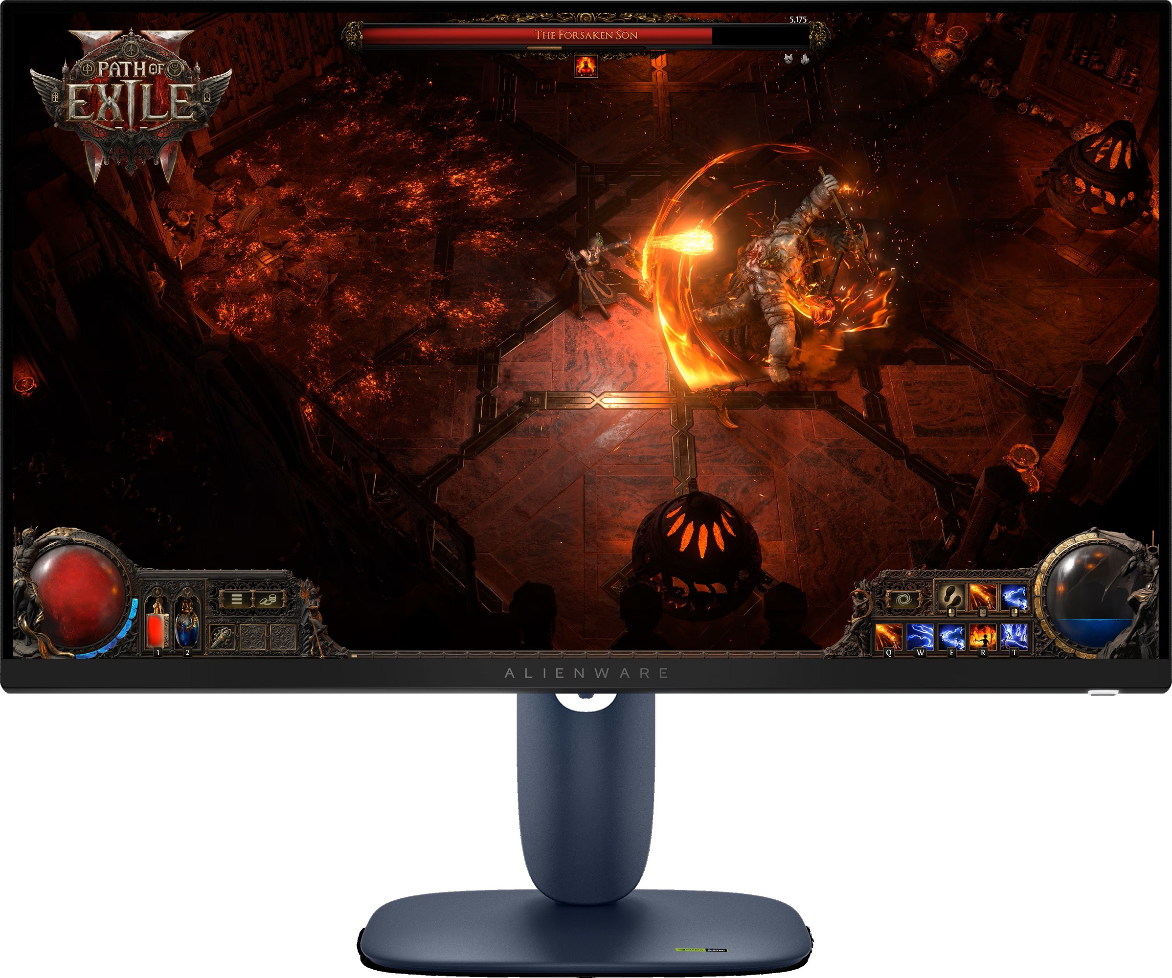 Monitor gaming Dell - Alienware AW2725DM, 27'', 180Hz, 1ms, IPS, Adaptive-Sync