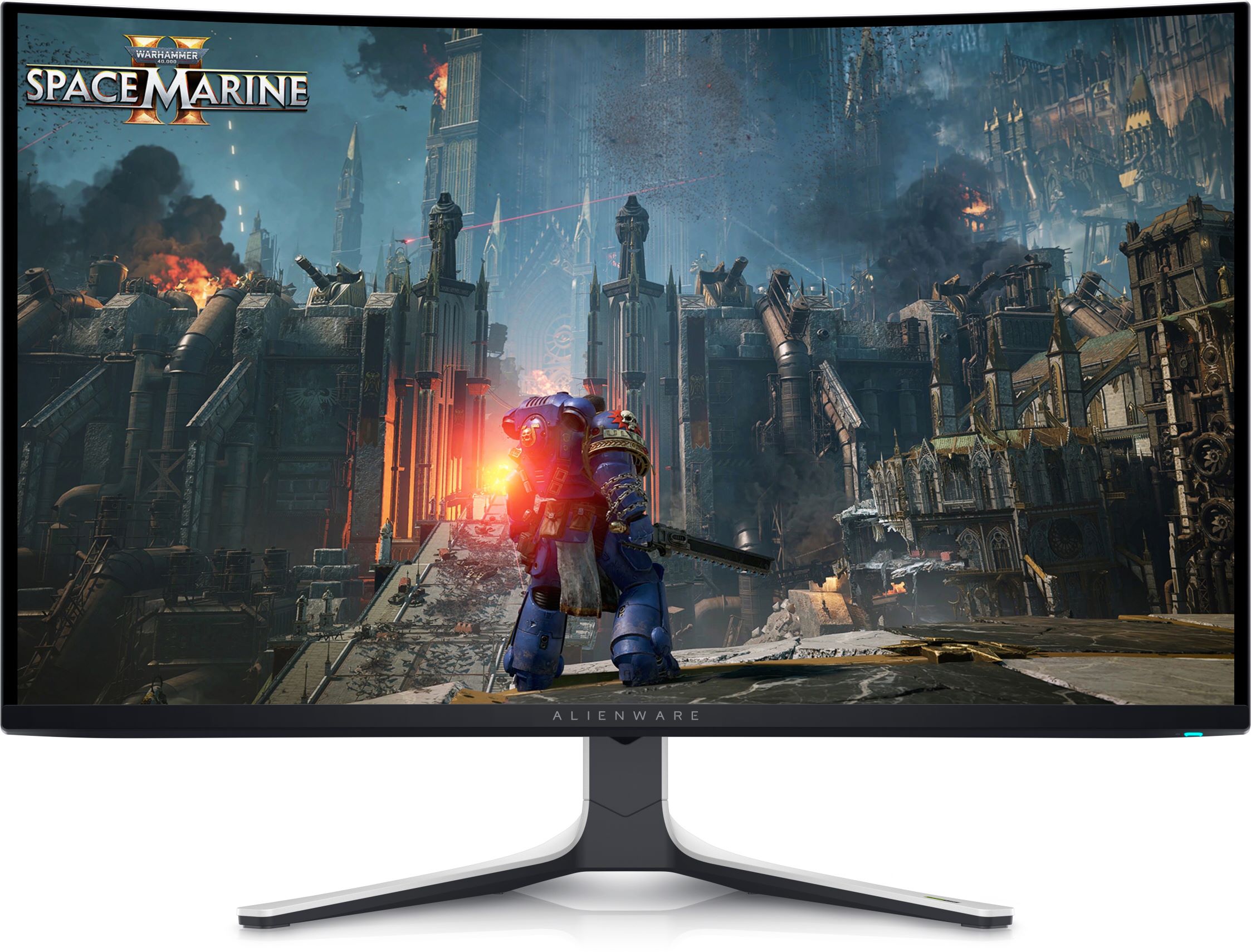 Gaming monitor Dell - Alienware AW3225QF, 31.6'', 240Hz, 0.03 ms, OLED, Curved