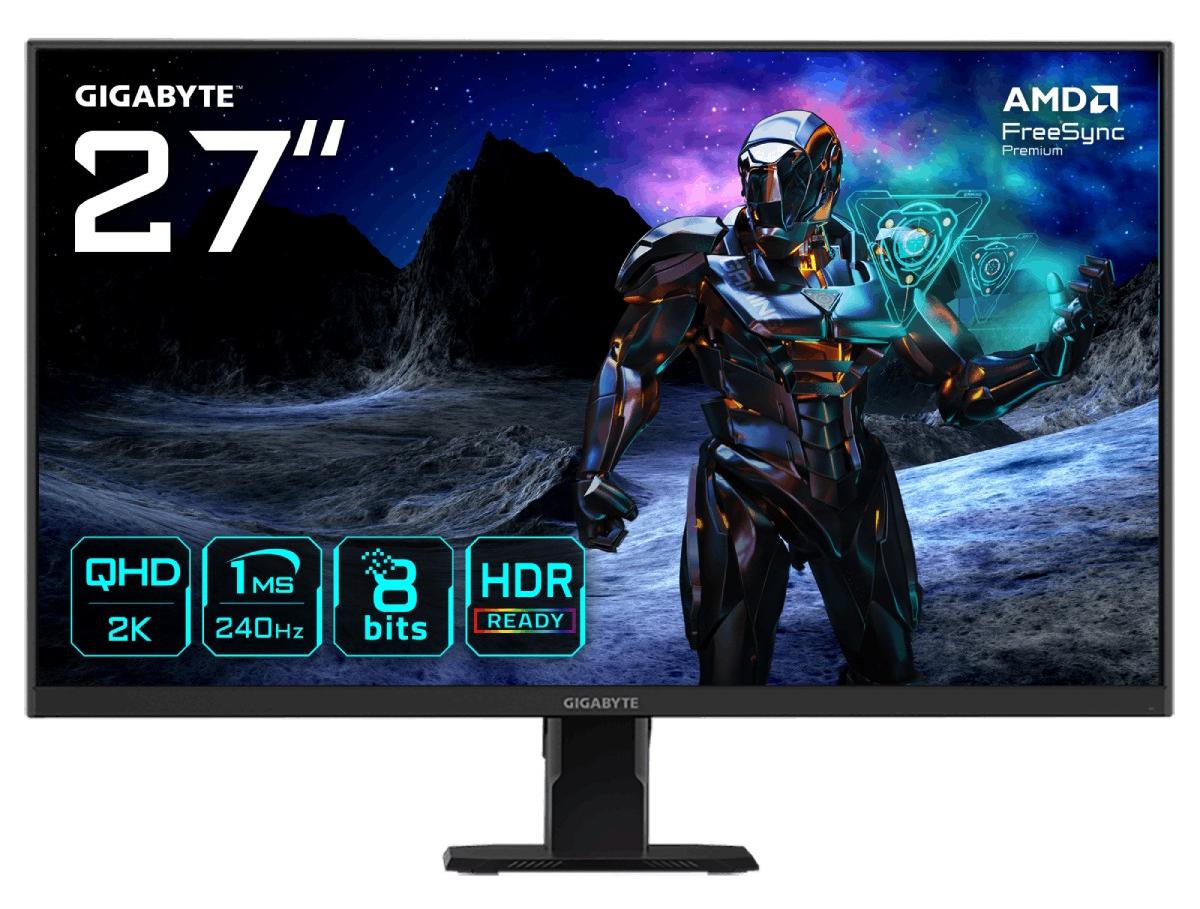Monitor de gaming  Gigabyte - GS27Q X, 27'', 240 Hz, 1ms, negru
