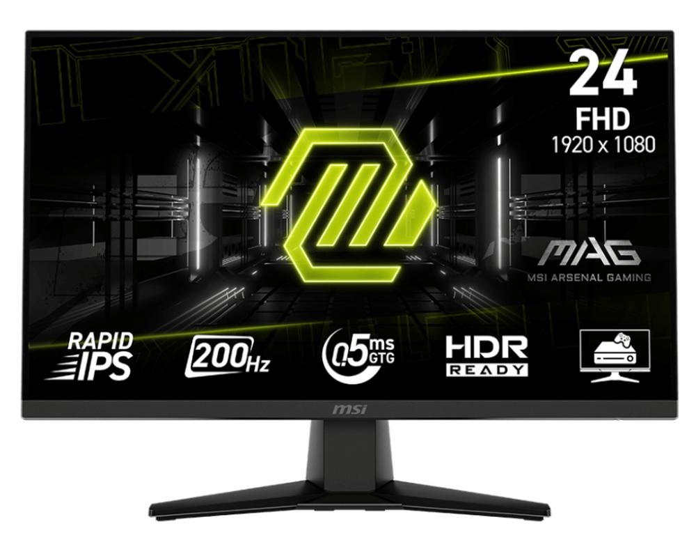 Monitor gaming MSI - MAG 242F, 23.8'', 200Hz, 0.5ms, IPS, FreeSync