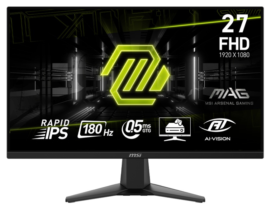 Monitor gaming MSI - MAG 275F, 27'', 180Hz, 0.5ms, negru