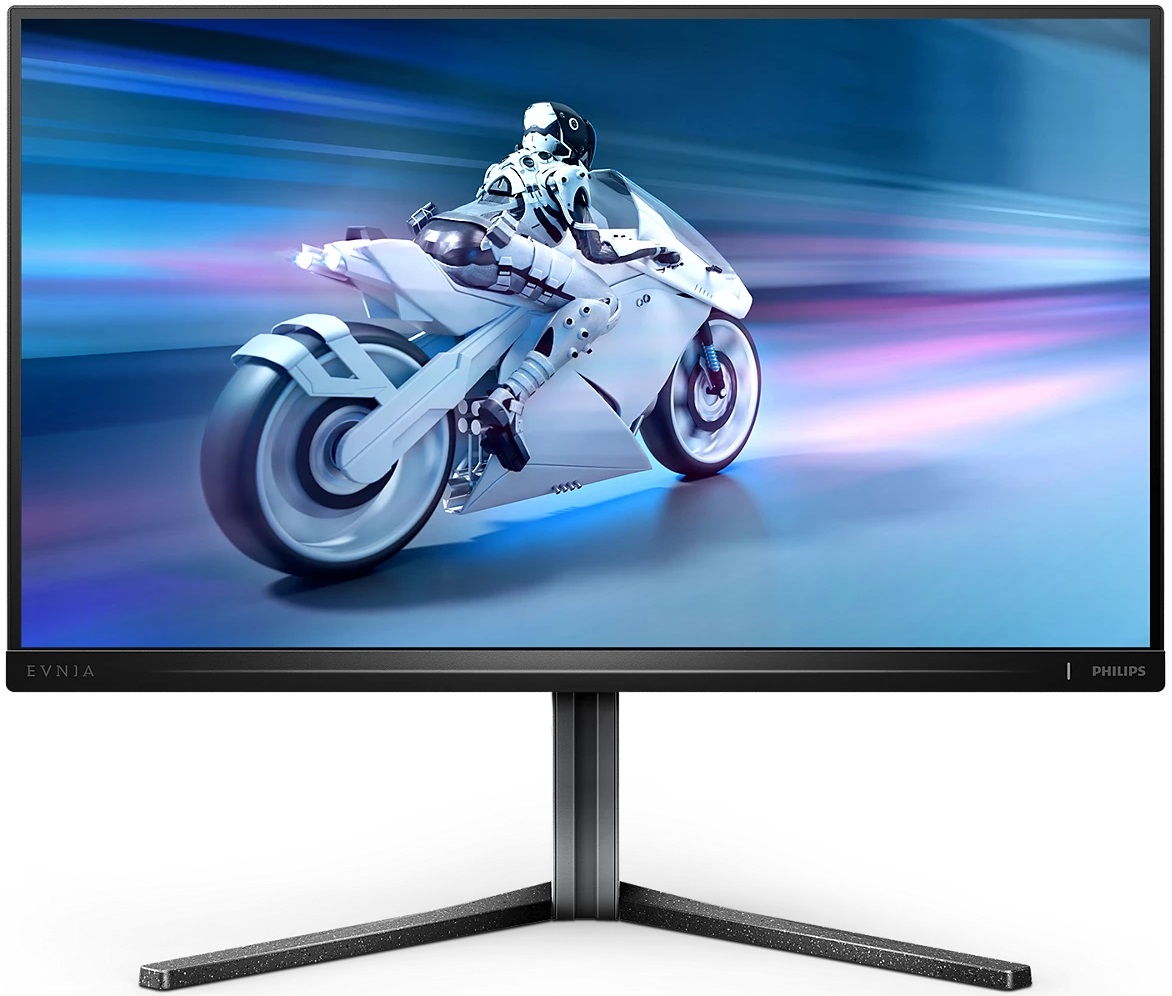 Monitor de gaming  Philips - Evnia, 24.5'', 240Hz, 1ms, Fast IPS WLED, gri