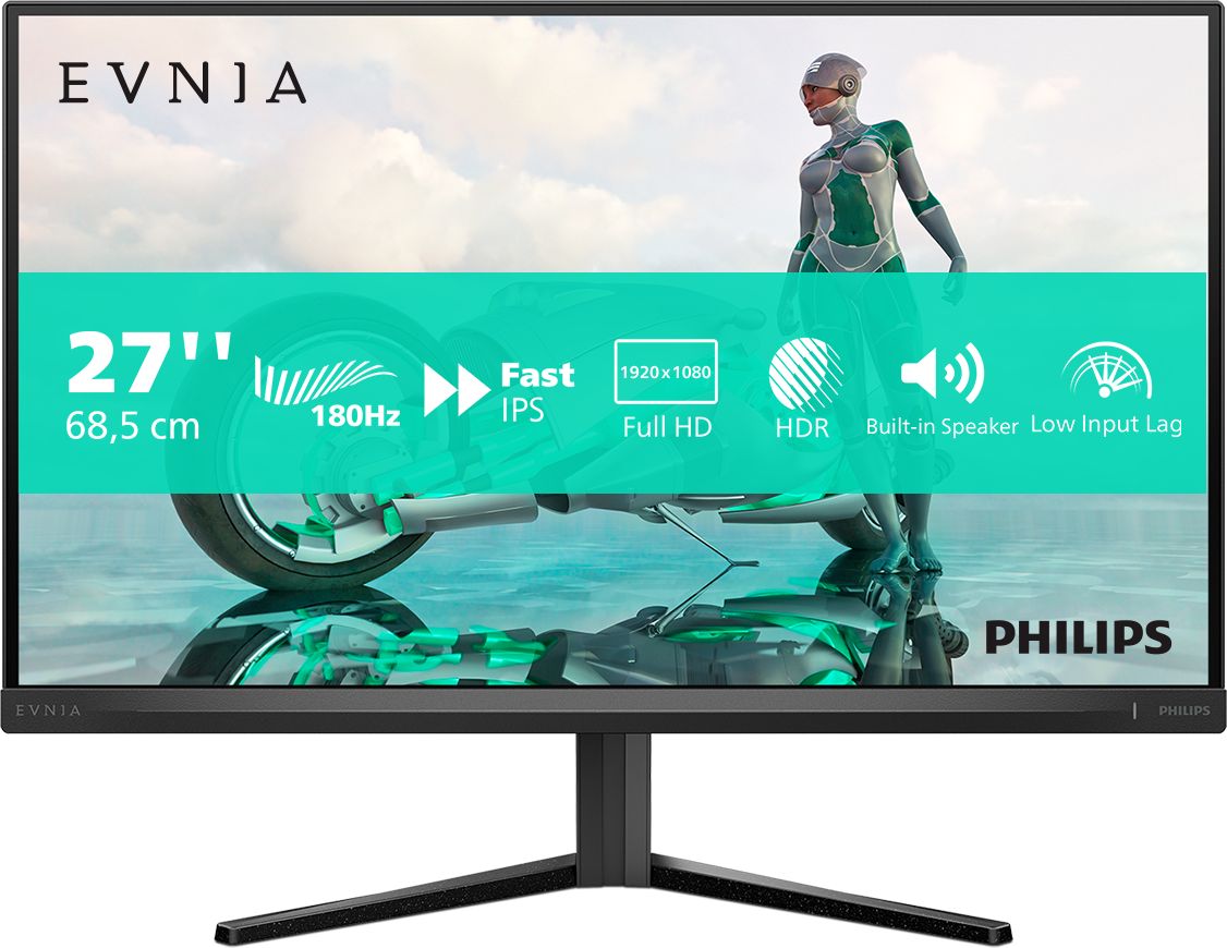 Gaming monitor Philips - Evnia 27M2N3200S, 27'', 180Hz, 1ms, FreeSync, gri