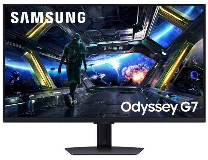 Monitor gaming Samsung - Odyssey G70F, 27'', 360Hz, 1ms, IPS, FreeSync
