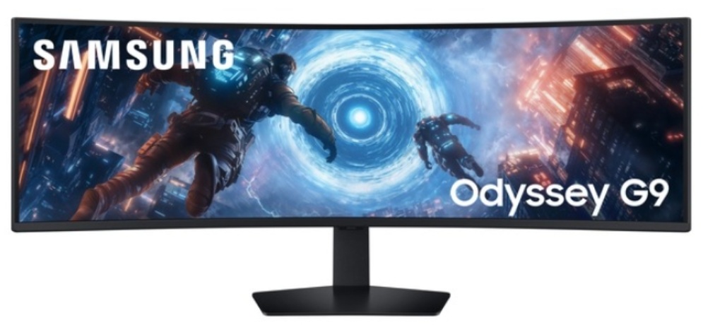 Monitor gaming Samsung - Odyssey G9, 49'', 144Hz, 1ms, FreeSync, Curved, negru