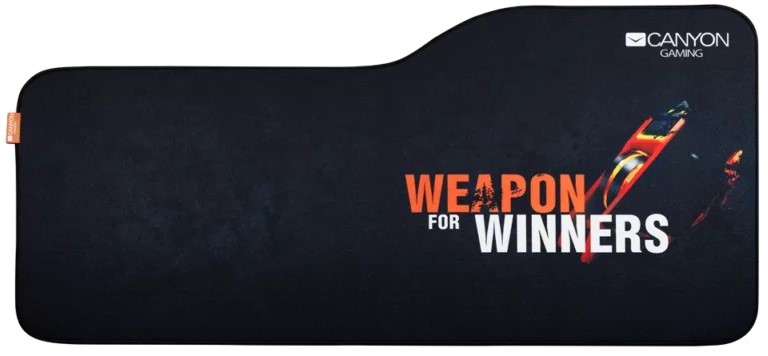 Mousepad gaming Canyon - CND-CMP10, L, moale, neagra