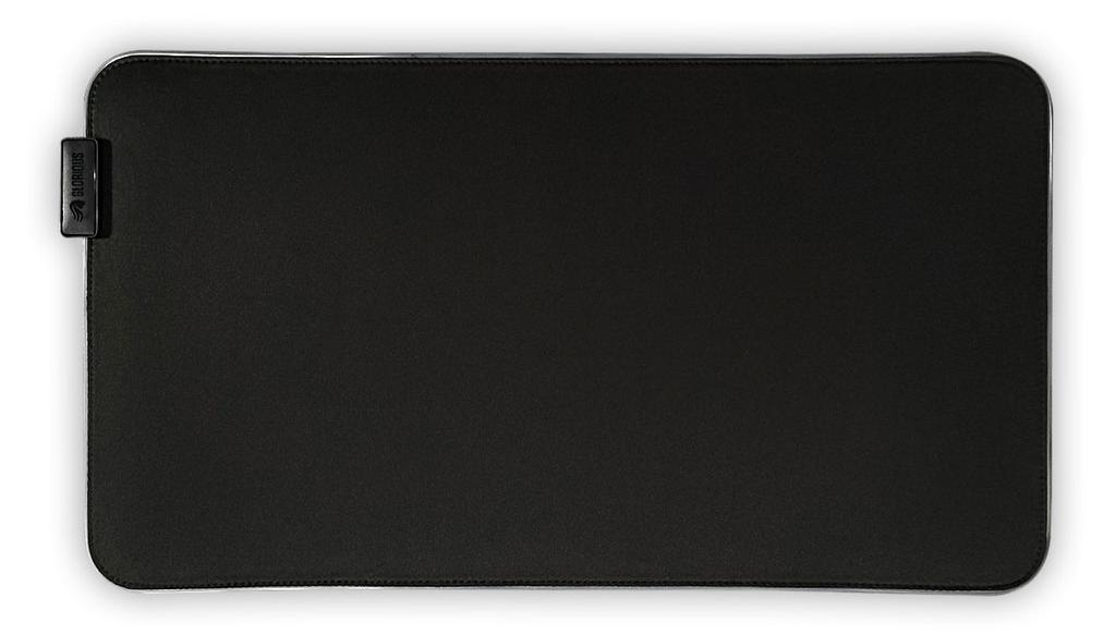 Mousepad gaming Glorious - GMP 2 GLED, XL Extended, RGB, negru