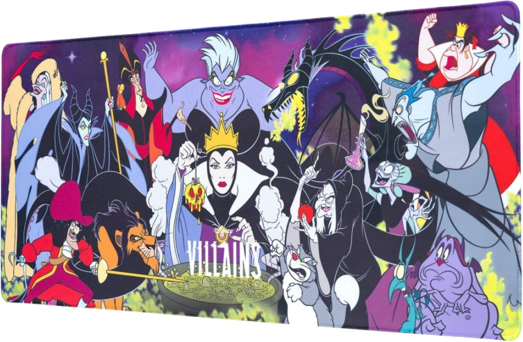 Mouse pad gaming Grupo Erik - Villanas Disney, XL, moale, multicolor