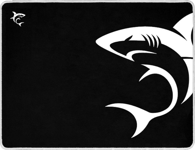 Mouse pad pentru gaming  White Shark - SHARK, M, moale, negru