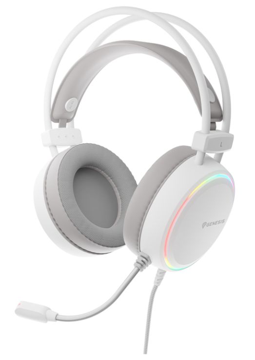 Căști de gaming  Genesis - Neon 613 G2, albe