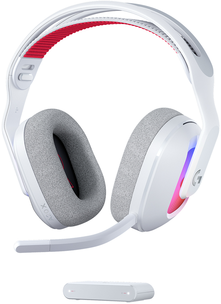 Căști gaming Logitech - Astro A20 X, wireless, albe