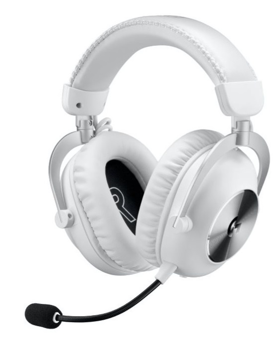 Căști gaming Logitech - Pro X 2 Lightspeed, wireless, albe