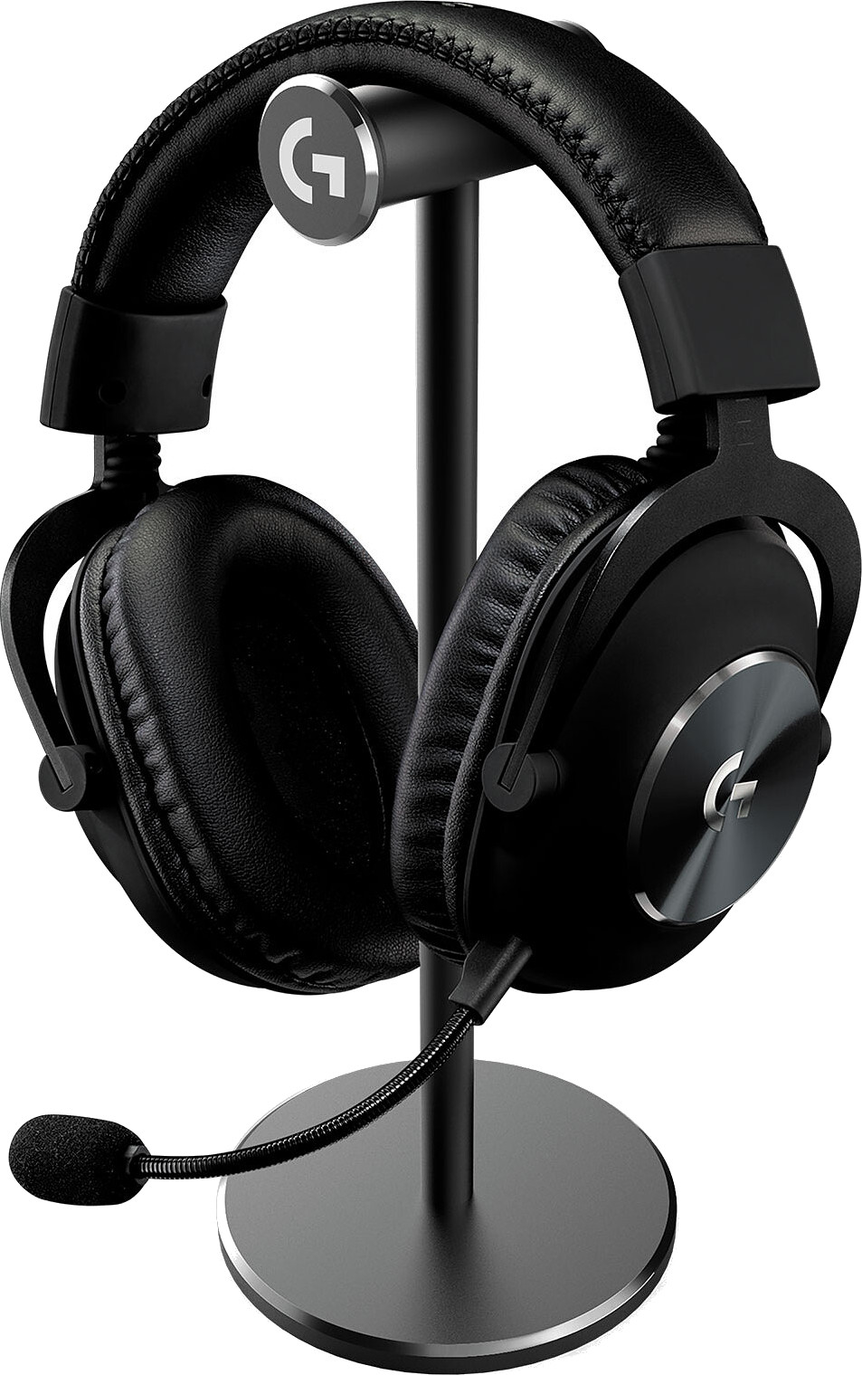 Căști gaming Logitech - PRO X și stand, negru
