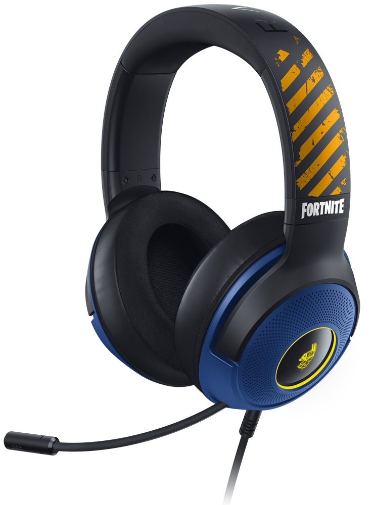 Căști gaming Razer - Kraken V3 X Fortnite Ed., negre/albastre