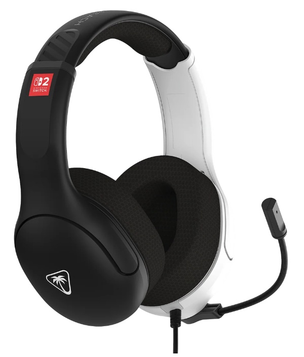 Căști de gaming  Turtle Beach - Airlite Fit, Switch/Switch 2, alb-negru