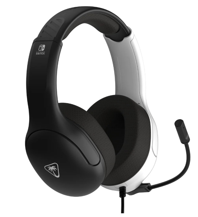 Căști de gaming  Turtle Beach - Airlite Fit, Switch/Switch Lite, alb-negru