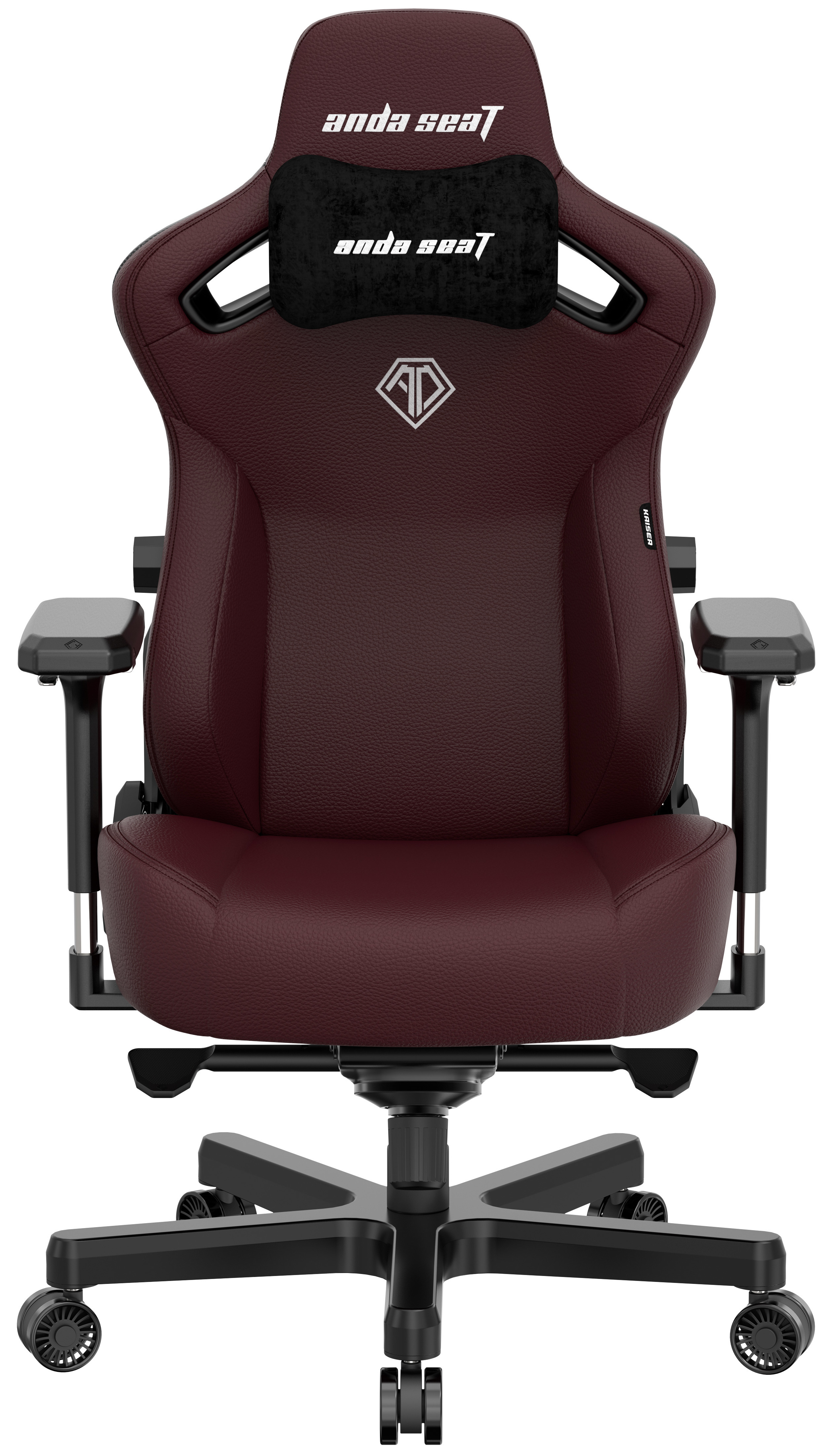 Scaun gaming Anda Seat - Kaiser 3 XL Leather Swivel, roşu