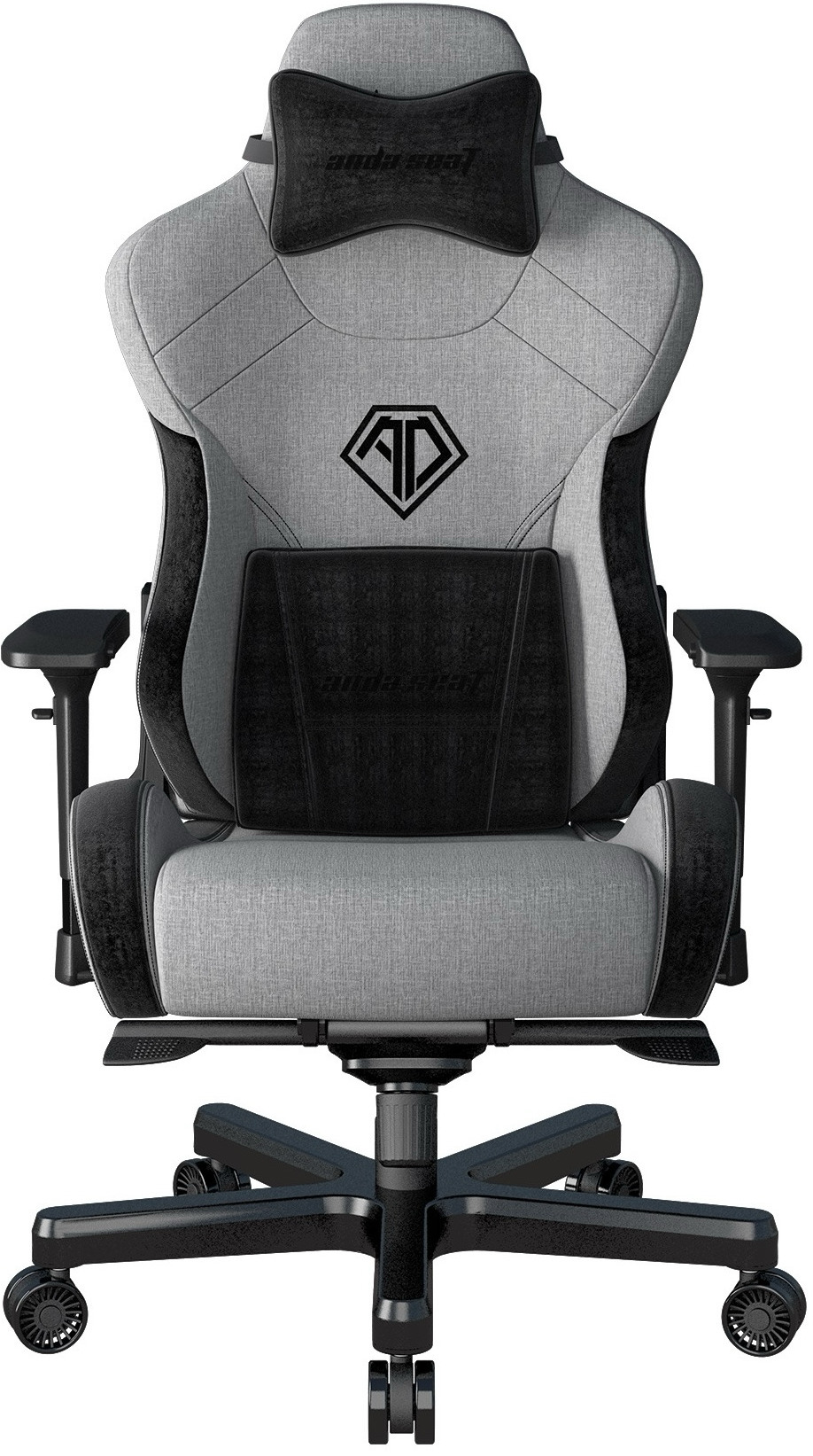 Scaun gaming Anda Seat - T-Pro 2 XL Swivel, gri