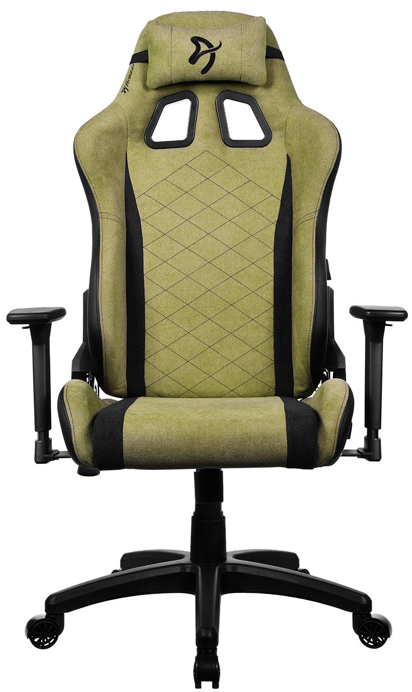 Scaun gaming Arozzi - Avanti Soft Fabric, verde