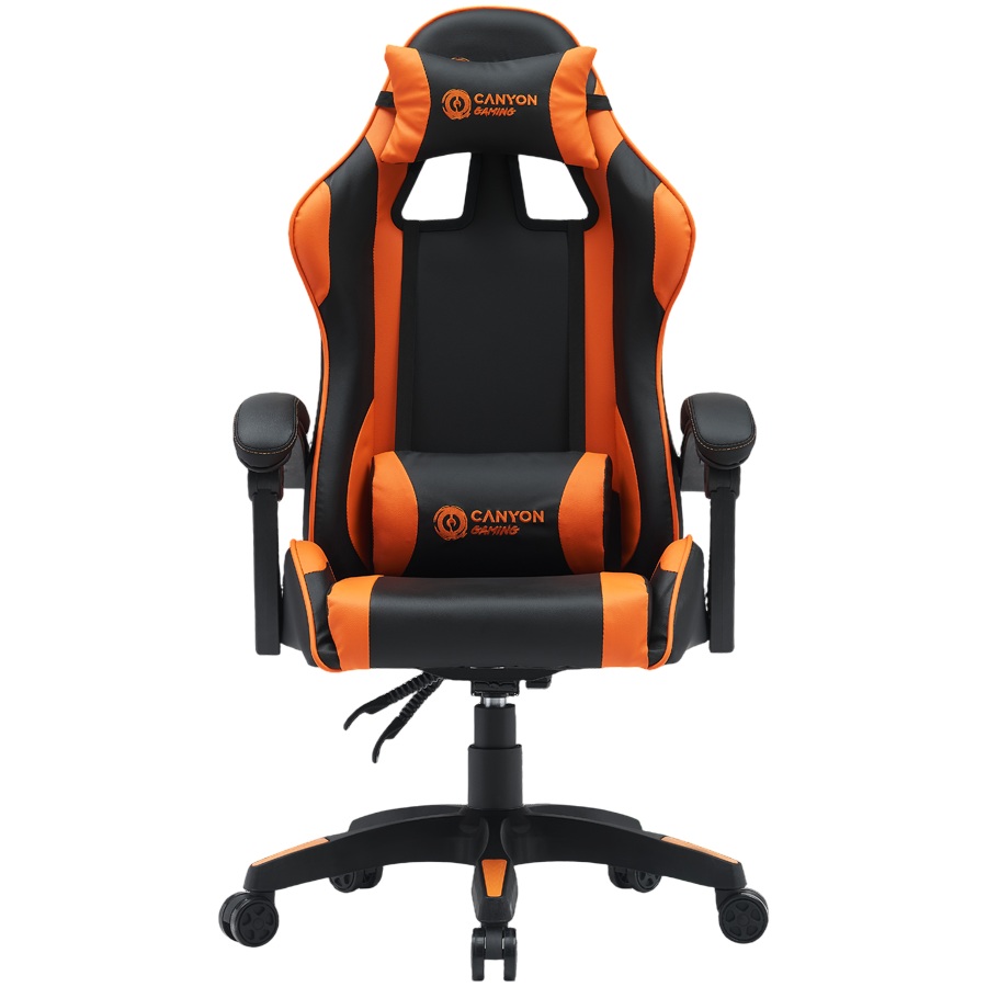 Scaun de gaming Canyon - Core SGCH 2, negru/portocaliu