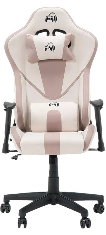 Scaun de gaming  Carmen - 6313, bej /roz
