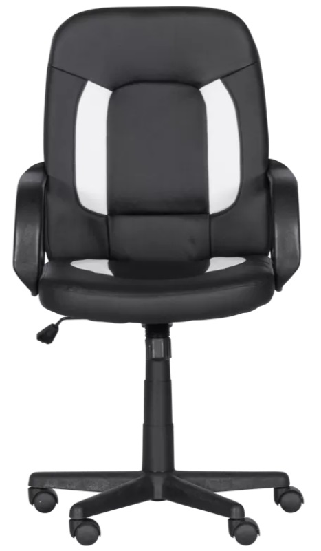 Scaun de gaming Carmen - 6516, negru/alb