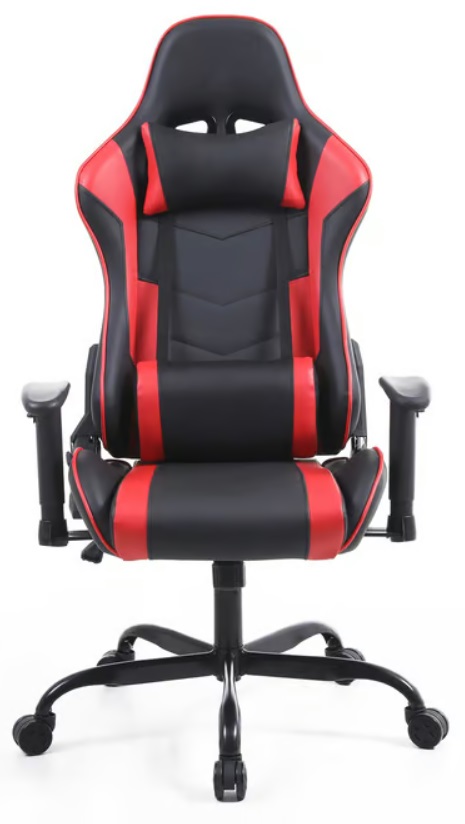 Scaun gaming RFG - BAKE, negru/roşu