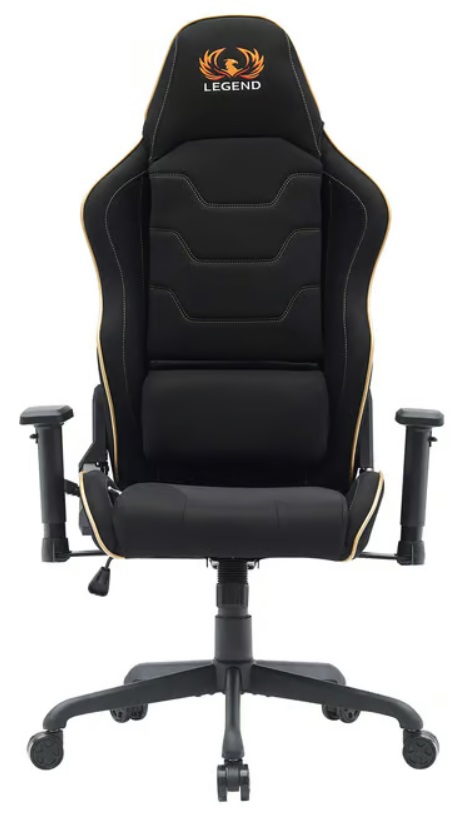 Scaun de gaming RFG - MOVE LEGEND, negru/auriu