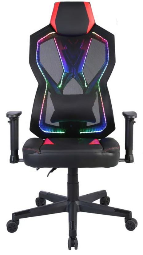 Scaun gaming RFG - VIPER, negru/roşu