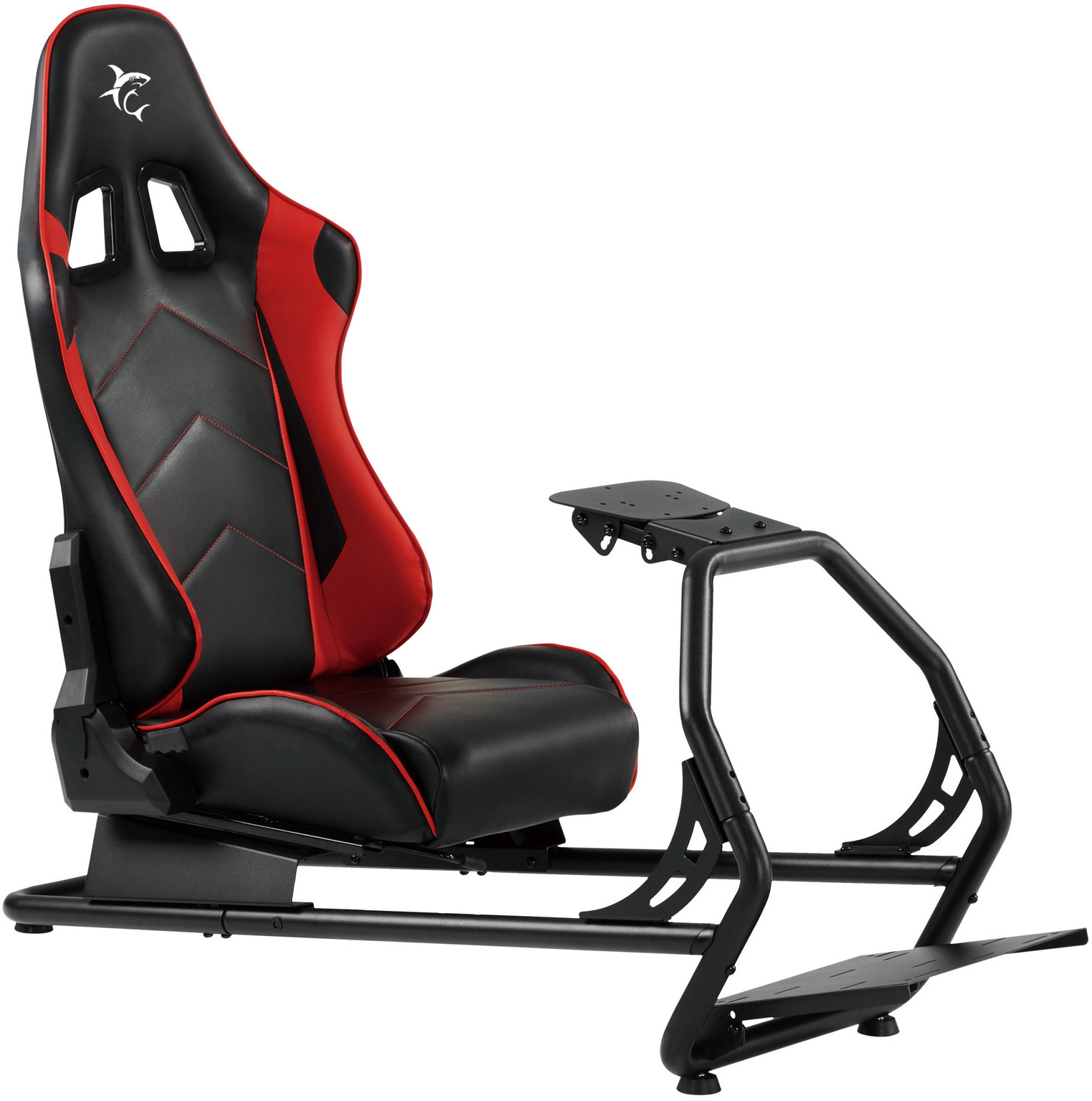 Scaun gaming White Shark - RSC-303 King of speed, simulator de curse, negru/roșu