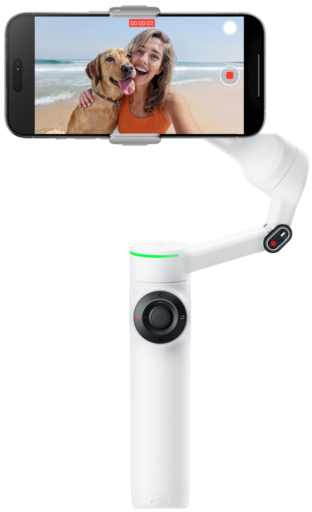 Gimbal pentru smartphone Insta360 - Flow 2 Pro, alb - Flow201