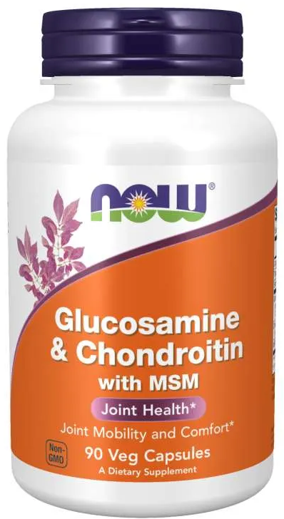Glucosamine & Chondroitin + MSM, 90 capsule, Now