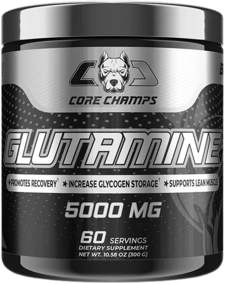 Glutamine Powder, 500 mg, 300 g, Core Champs by Kai Greene