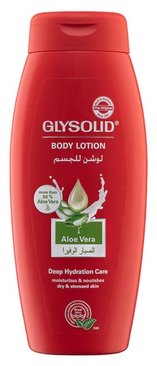 Glysolid Loțiune de corp hidratantă cu aloe vera 50%, 250 ml